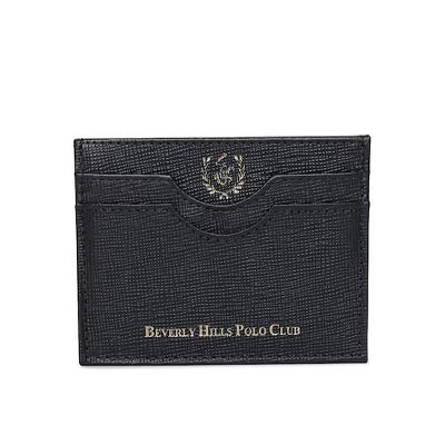 Men Textured PU Card Holder