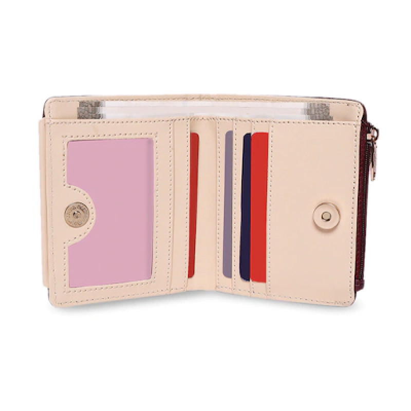 Chic Pro Women Maroon Small Bifold Wallet