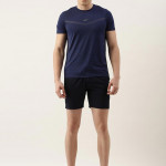 "Men Navy Blue Lounge Shorts "